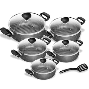 Conjunto De Panelas Antiaderente Titanium Spesso Caçarola 5 Peças Patolux