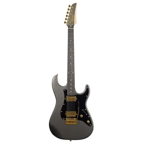 Guitarra Seizi Katana Venom Hh Space Grey Alnico V Inox Bag