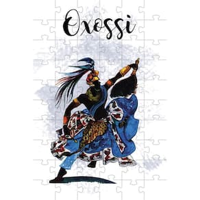 Quebra-Cabeças Cognitivo Orixás Oxossi De 60 Peças