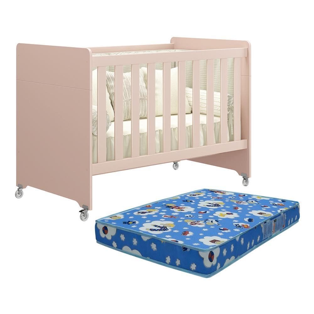 Berço Evolution 4 em 1 com Colchão Baby Physical - Reller Móveis