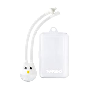 Aspirador Nasal C/ Estojo Coruja Unissex Bebê Branco - Pimpolho