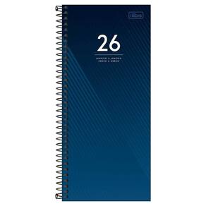 Agenda Diária 2026 Esp M8 Comercial Ideale Azul Tilibra