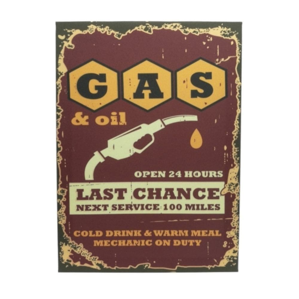 Quadro impresso Gas 30x40 cm