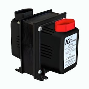 Autotransformador KF, Tripolar, 1500VA, Bivolt 110V/220V, Slim, Preto - TRF0895