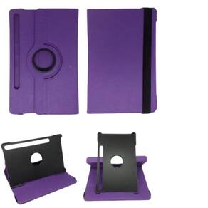 Capa Giratoria Para Samsung Tabt870 Tab S7 Roxa 11 Polegadas