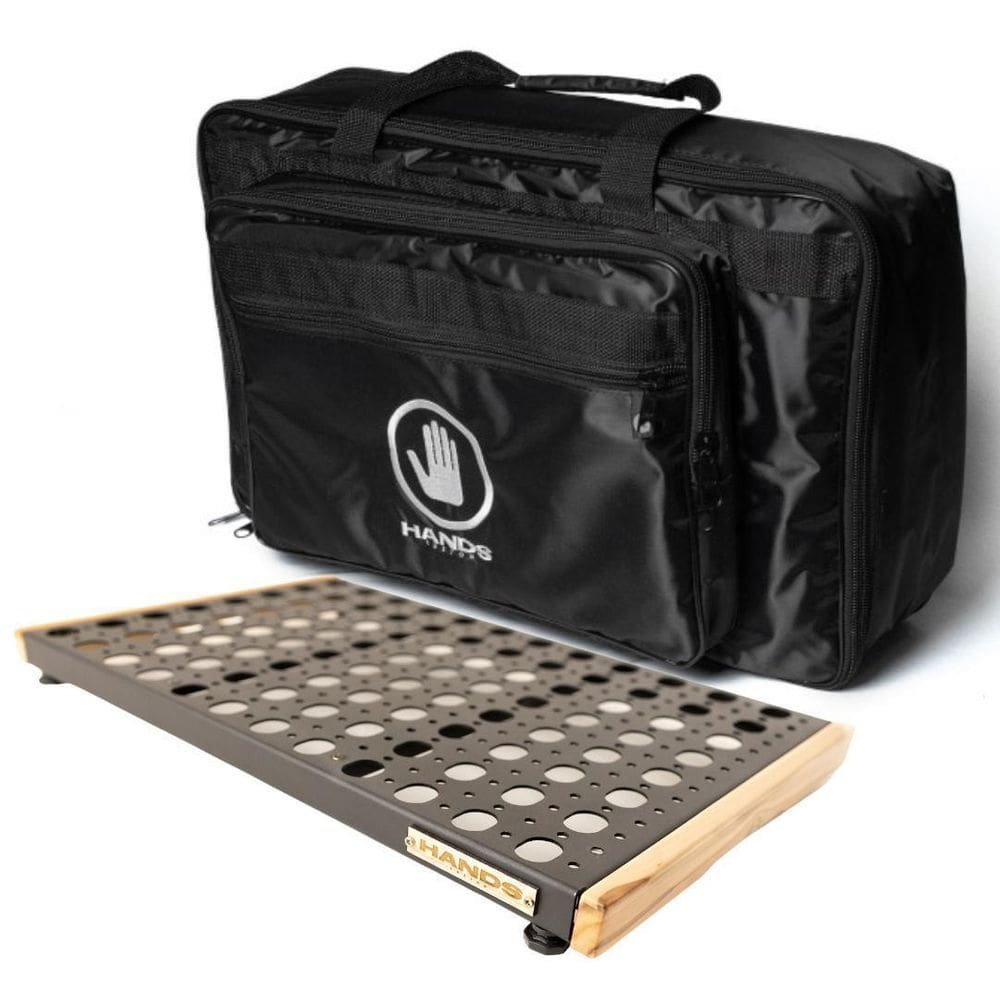 Pedalboard Hands Custom Vertex 40X30 + Plataforma Teca