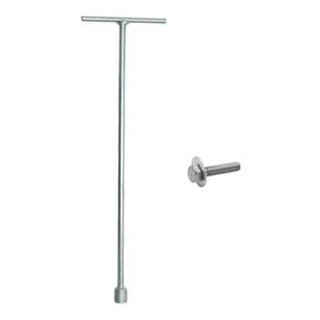 Chave T Longa 62Cm + Parafuso Agitador Lavadoras Electrolux