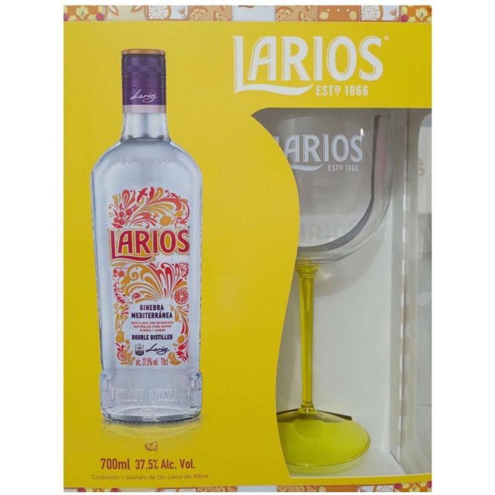 Kit Larios autêntico 700ml + Taça de Acrílico