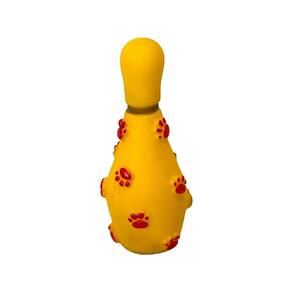 Mordedor Pet Pino Amarelo Boliche Interativo Para Cães