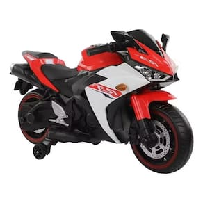 Moto Elétrica Infantil R3 12 Volts Led Cor Vermelho Bivolt