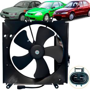 Ventoinha Radiador Honda Acoord Civic Toyota Corolla 93/2001