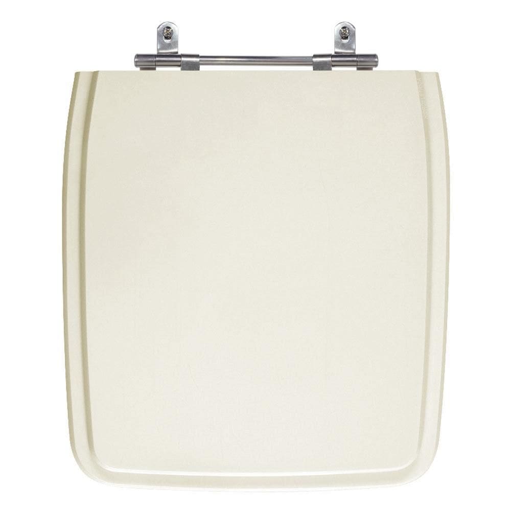 Assento Laqueado Anturius Bege Tampa Vaso Luzarte Em Mdf