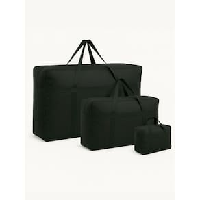 Kit 3 Sacolas Viagem Mega Sacoleira Pequena Media Grande