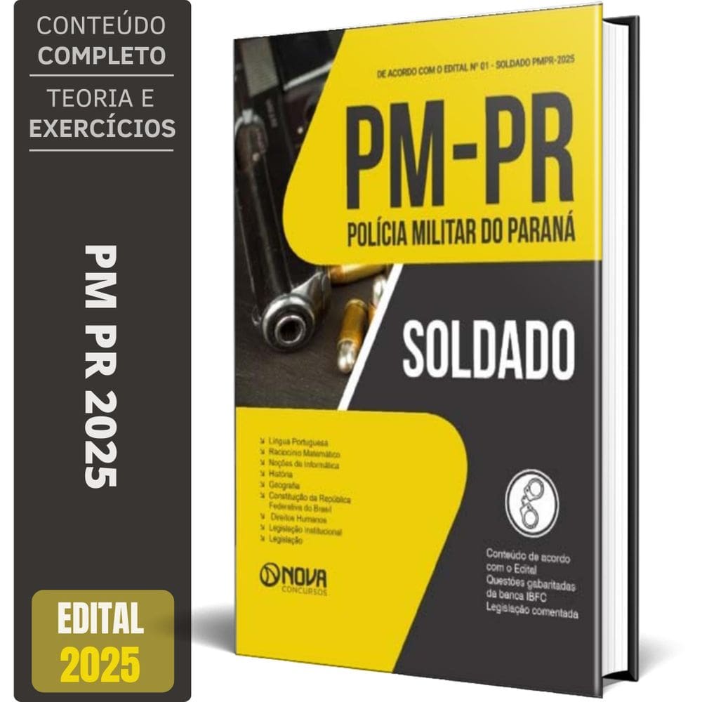 Apostila Pm Pr 2025 - Soldado