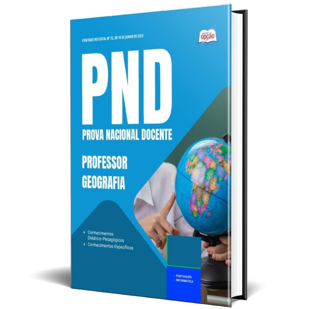 Apostila Pnd Cnu Professores 2025 Professor De Geografia