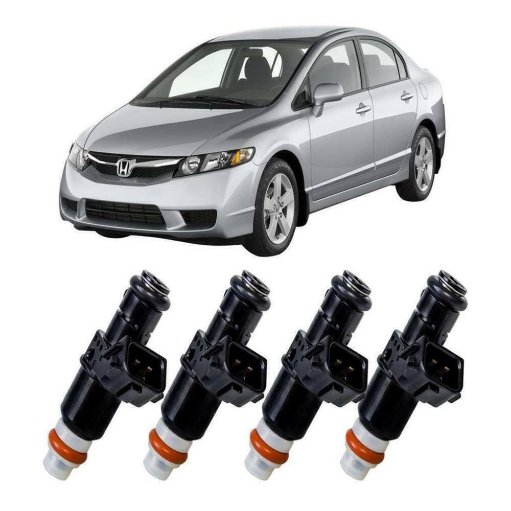 Jogo 4 Bicos Injetores Honda - 8 Furos 16450-Rna-A01