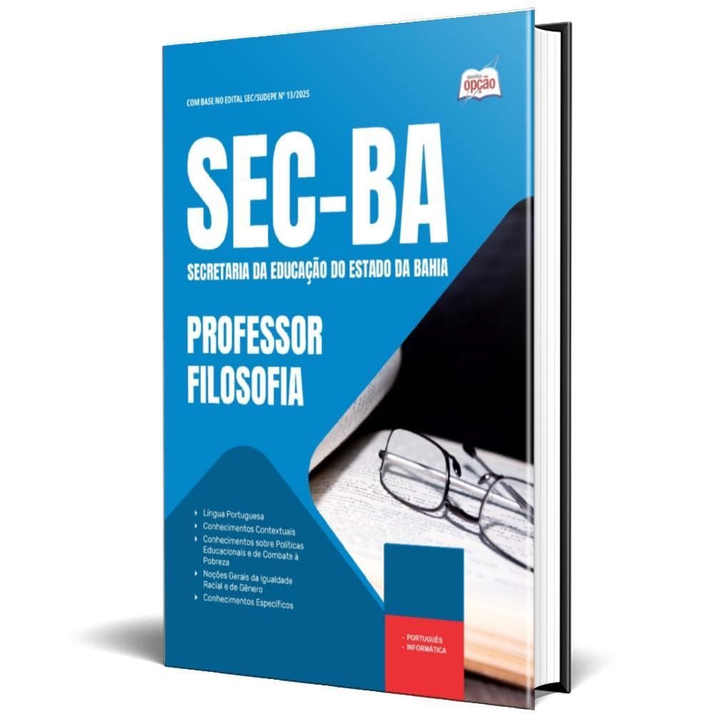 Apostila Concurso Sec Ba 2025 - Professor - Filosofia