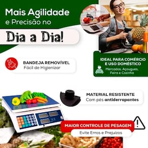Balança Digital Alta Precisão Para Pesar Peixes