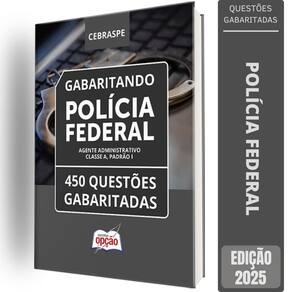Caderno Polícia Federal Pf 2025 Agente Administrativo Classe