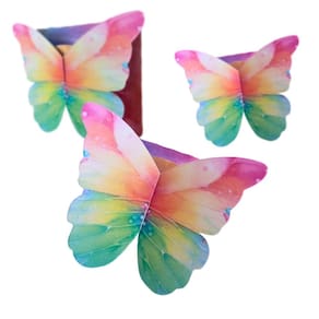 10 Lembrancinhas Borboletas 3D Jardim Encantado Porta Doces