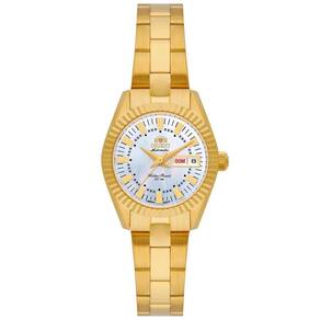 Relógio Orient Feminino Ref: Nh6Gg005 B1Kx Dourado