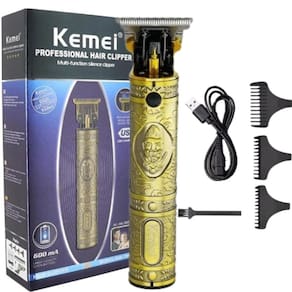 Cortador De Pelos Kmei 1974 Bivolt E Inteligente Para Viagem