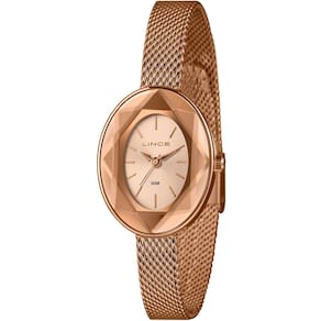 Relógio LINCE feminino analógico rosê LRR4828L27 R1RX