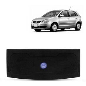 Tampão Do Porta Malas Polo Hatch 2003 A 2014 Preto Furo 6x9 Com Cordinhas