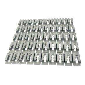 Kit De 50 Unidades Presilha Metal Parachoque Grade Strada