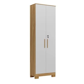 Armario Multiuso Ronipa Bordô MDF 02 portas com chave