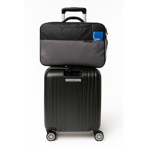 Mala Quartz Pequena De Bordo+ Pasta Notebook Kit Samsonite