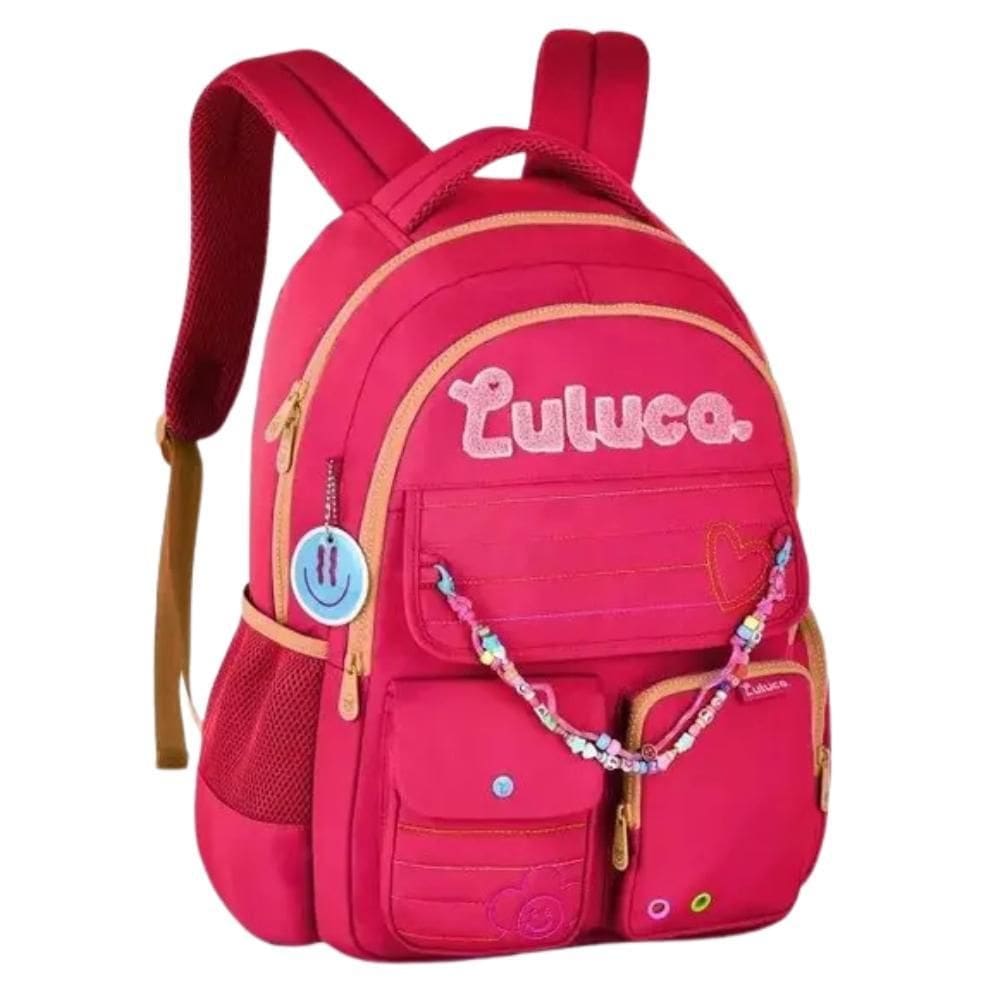 Mochila De Costas Em Crinkle Oficial Luluca Lu24611