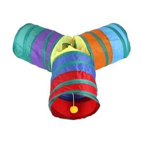 Túnel Em Y Para Gato Labirinto Interativo Brinquedo Pet