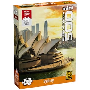 Mini Quebra Cabeça Puzzle 500 peças Sydney Grow