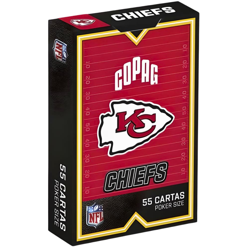 Baralho de Cartas NFL Kansas City Chiefs 55 Cartas Copag