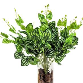 Kit 3 Peperômia Melancia 48Cm Planta Artificial Permanente