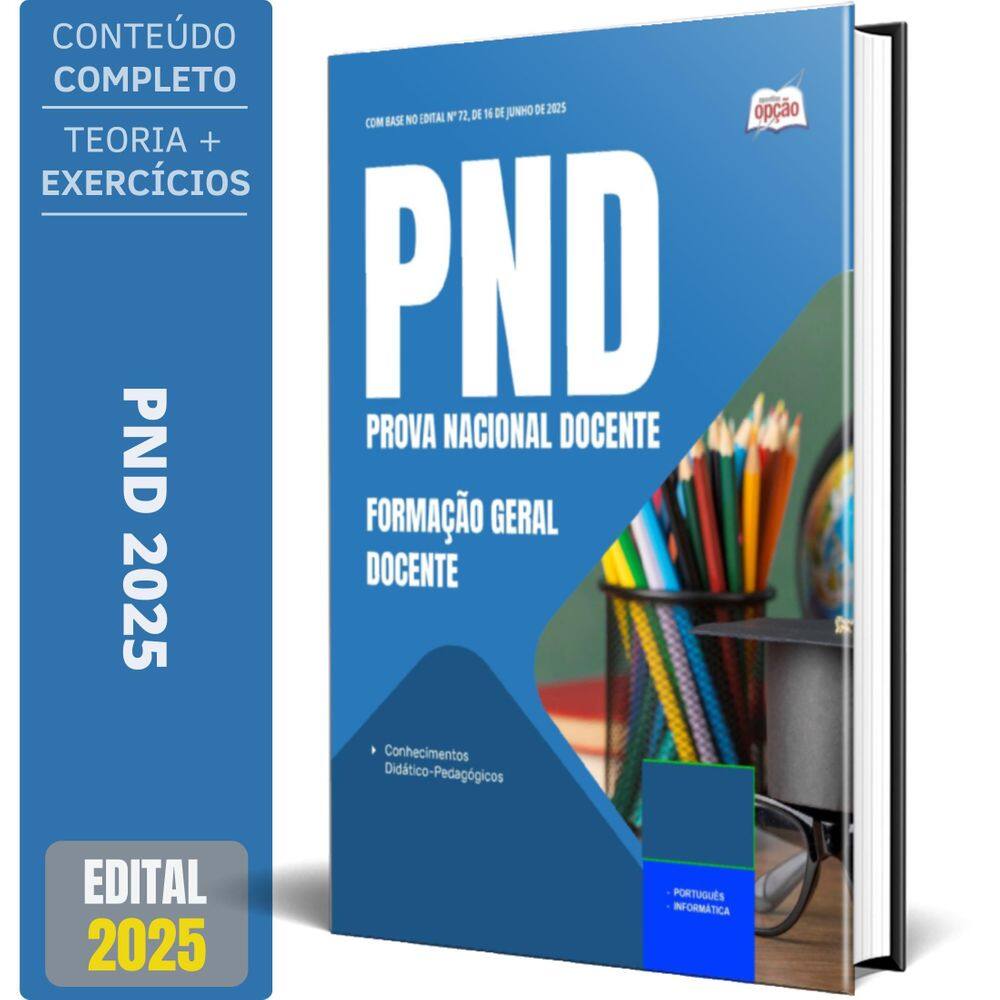 Apostila Pnd Cnu Professores 2025 Formação Geral Docente