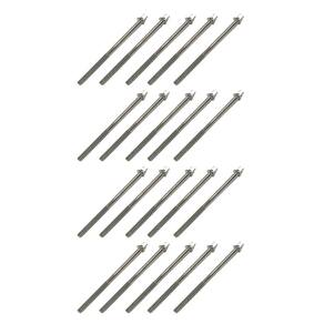 Kit 20 Parafuso Afinação De Bateria 75Mm X 5Mm 7/32 Torelli