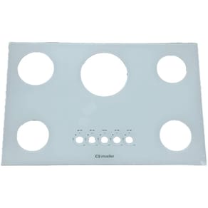 Vidro Fogão Cooktop Mueller 5 Bocas Tripla Chama Branco G5