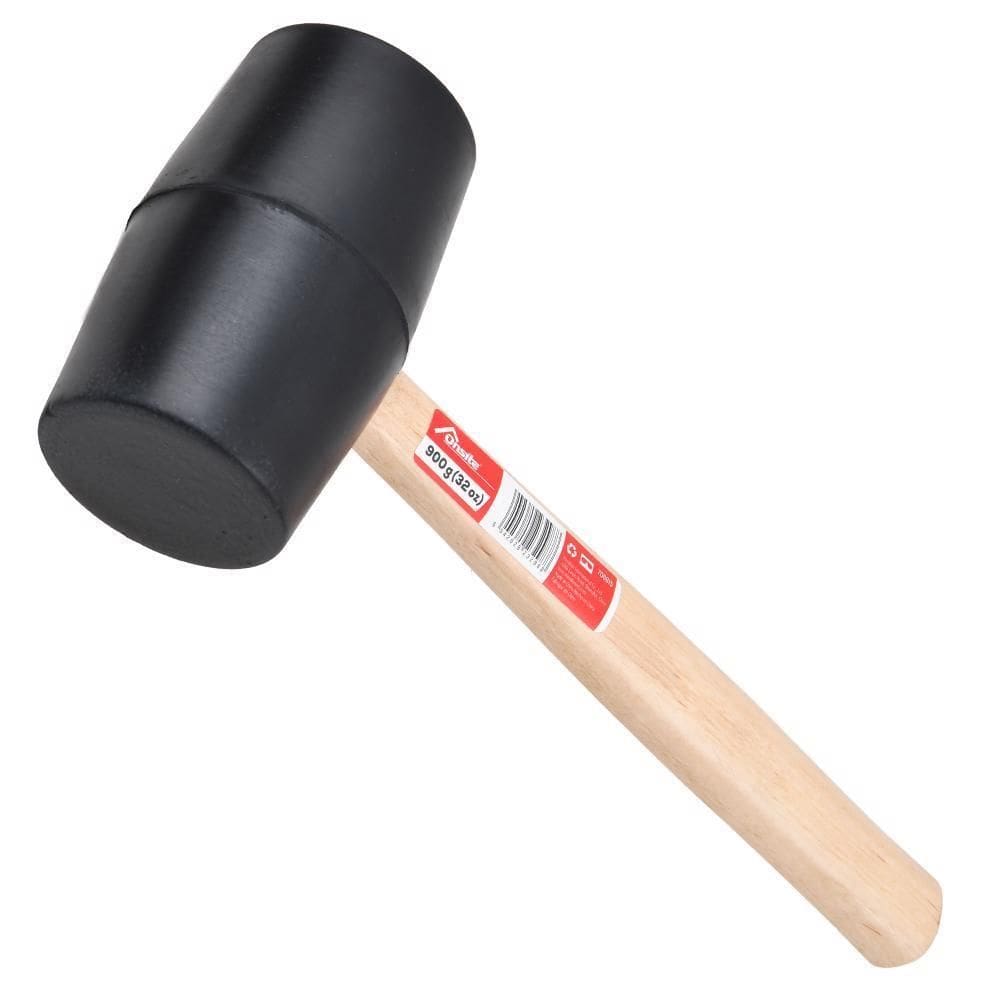 Martelo De Borracha C/Cabo De Madeira 900G 706815 - Onsite