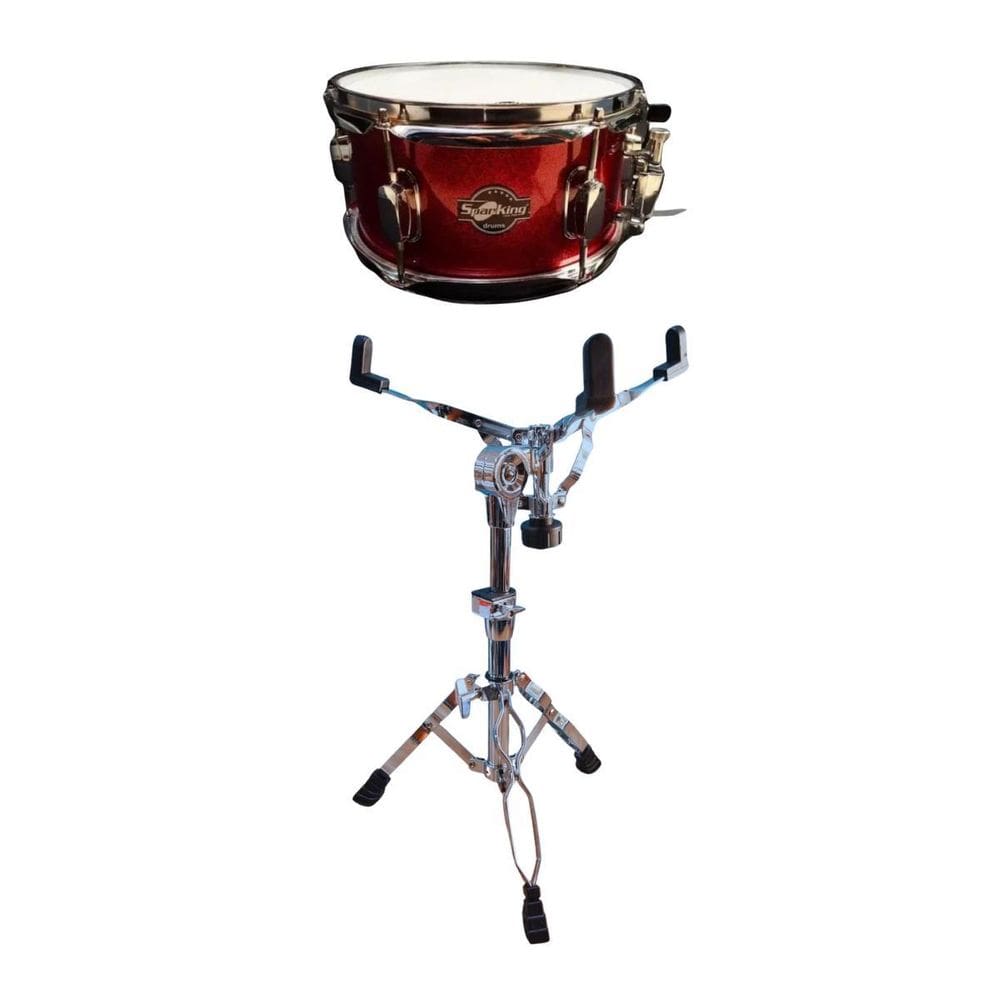 Kit Caixa 10 X 5.5 Aro 2Mm 6 Afinação + Estante Caixa Ec9000