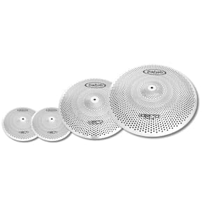 Kit Pratos Hero Mute Par Chimbal 14 + Crash 18 + Ride 20