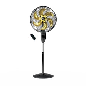 Ventilador De Coluna Mallory Ouro 6 Pás 40Cm 127V C/Controle