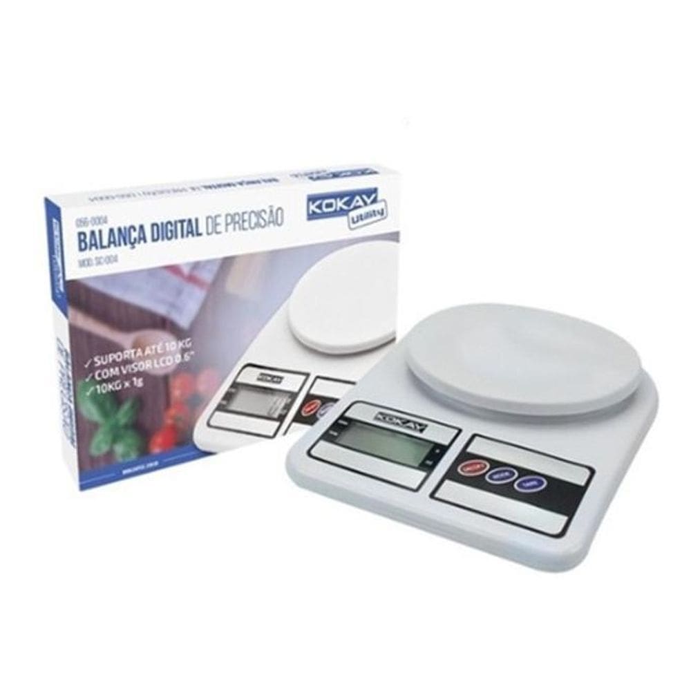 Balança Cozinha Digital Doméstica 10Kg Alta Precisão