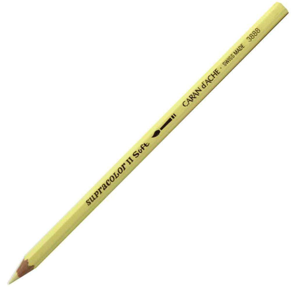 Lapis Aquarelavel Supracolor Caran D Ache 011 Pale Yellow