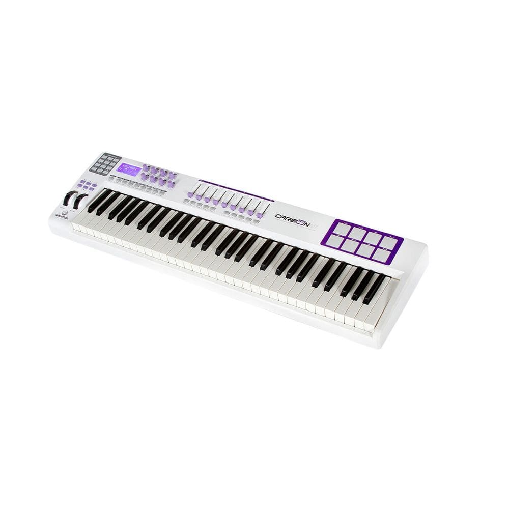 Teclado Master Controlador Usb Midi Waldman Carbon 61