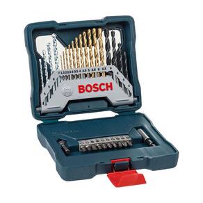Jogo De Bits e Brocas Bosch 30 peças X-LINE