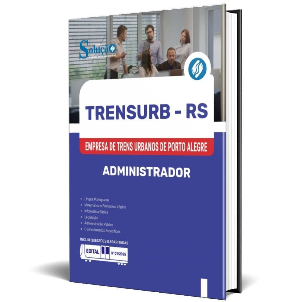 Apostila Trensurb Rs 2025 - Administrador