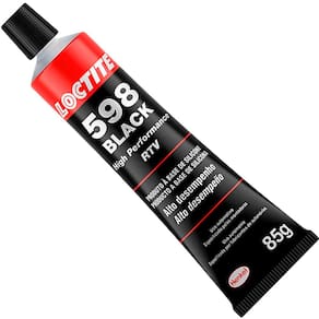 Cola Silicone Loctite 598 Black Alta Temperatura 85g Rtv
