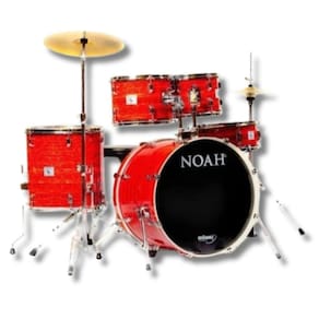 Bateria Noah Sc 5 Completa Poplar Street Red Bumbo 20